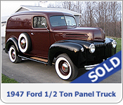 1947 Ford half ton panel truck